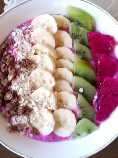 Foto resep Smoothie bowl oat banana topping buah