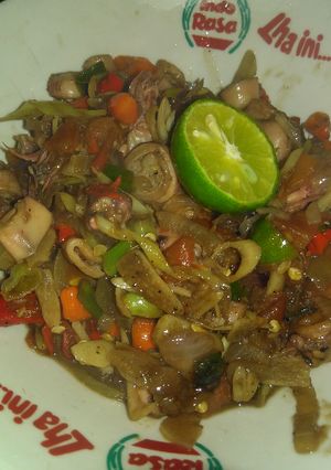 Foto resep Oseng Cumi Asin Pedas