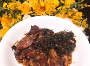 Hình của món Công thức thứ 50: Cá kho lá đinh lăng.