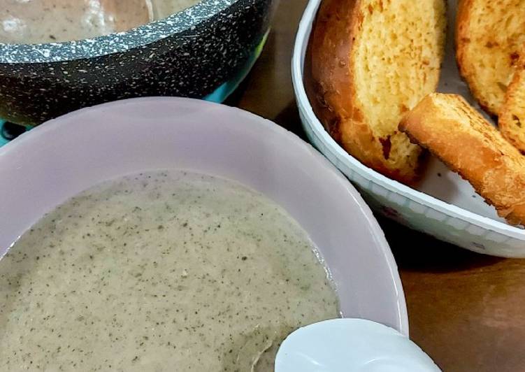 Resep Champignon cream soup, Sempurna