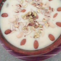 A picture of Suji ki kheer.