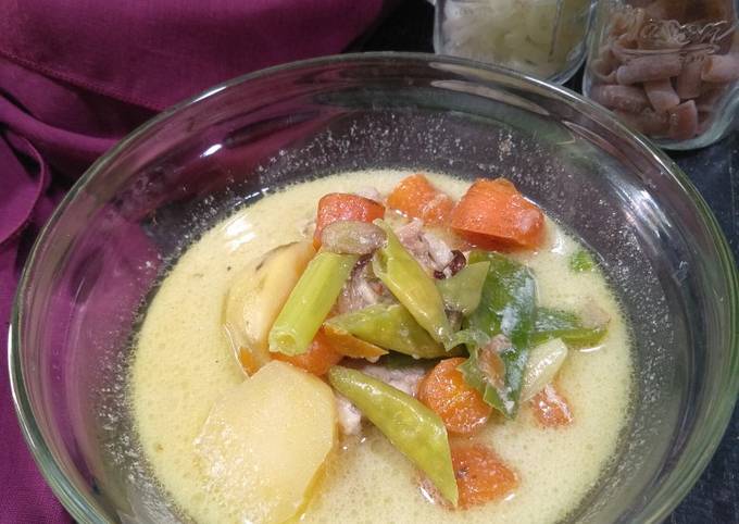 Kuah Tempe - Resep Sayur Tahu Tempe Kuah Santan Kuning # ...