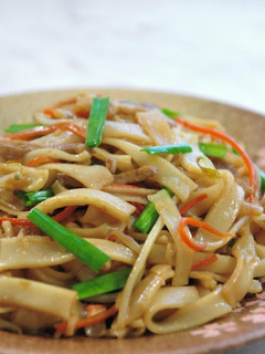 美濃客家炒粄條 的食譜成品照片