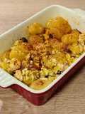 Huevos rotos con pulpo