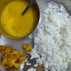 Kadhi chawal A picture of Kadhi chawal.