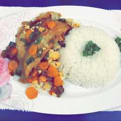 فيليه سمك بالخضار-レシピのメイン写真
