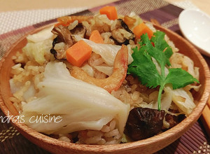 古早味高麗菜飯(電鍋料理) 的食譜成品照片