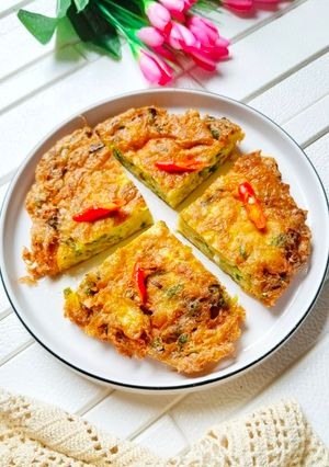 Foto resep Telur Dadar Makaroni