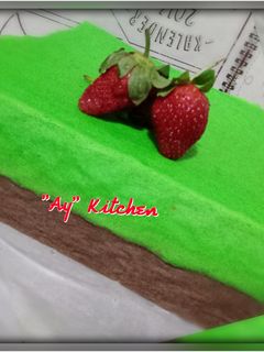Foto resep Bolu Kukus Pandan Coklat