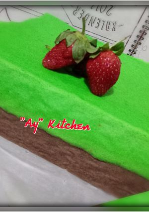 Foto resep Bolu Kukus Pandan Coklat