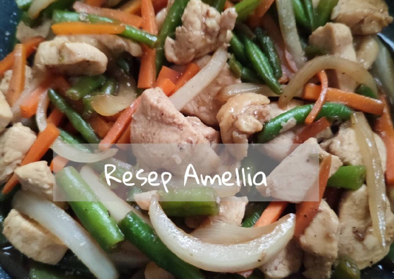 Ayam sayur saus teriyaki