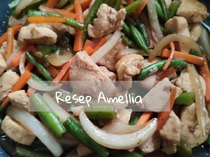 Resep Ayam sayur saus teriyaki Anti Gagal