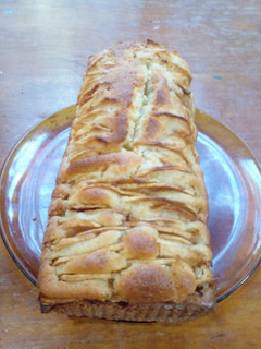 Una foto de Budín de manzana
