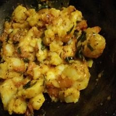 A picture of Aaloo ki dry sabzi.