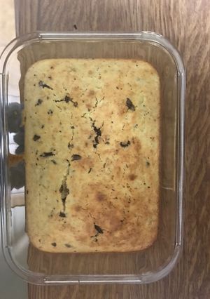 Una foto de Banana bread con chocolate