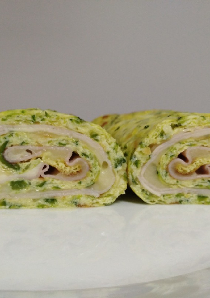 Una foto de Rollo de calabacín
