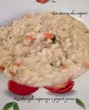 Risotto agli asparagi e yogurt greco
