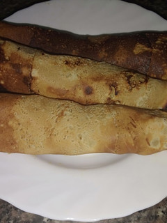 A picture of Kenyan Pancakes or crepes.