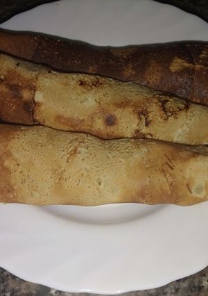 A picture of Kenyan Pancakes or crepes.