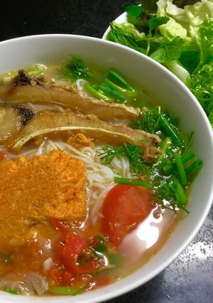 Hình của món Bún cá chép.