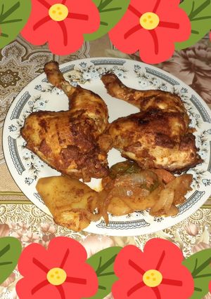 صورة لوصفة فراخ مشوية فى الفرن🐔