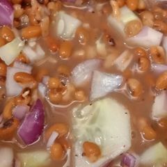 Lobia chaat A picture of Lobia chaat.
