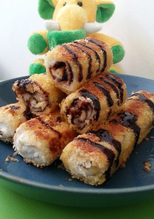 Foto resep Chocobanana Toast Roll
