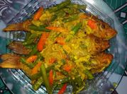 Gambar ikan mas bumbu acar kuning