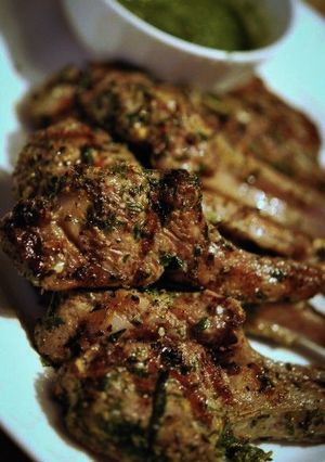 Gambar Kambing bakar versi sos lada hitam homemade