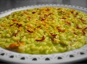 Una foto di butternut risotto