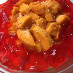 A picture of Simple jelly custard.