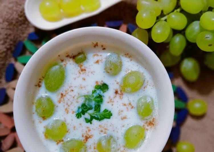 Steps to Make Speedy Grapes raita