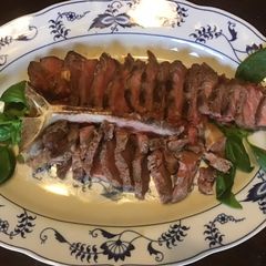 A picture of California Farm Grilled T-Bone Steak.