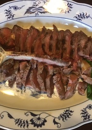 A picture of California Farm Grilled T-Bone Steak.