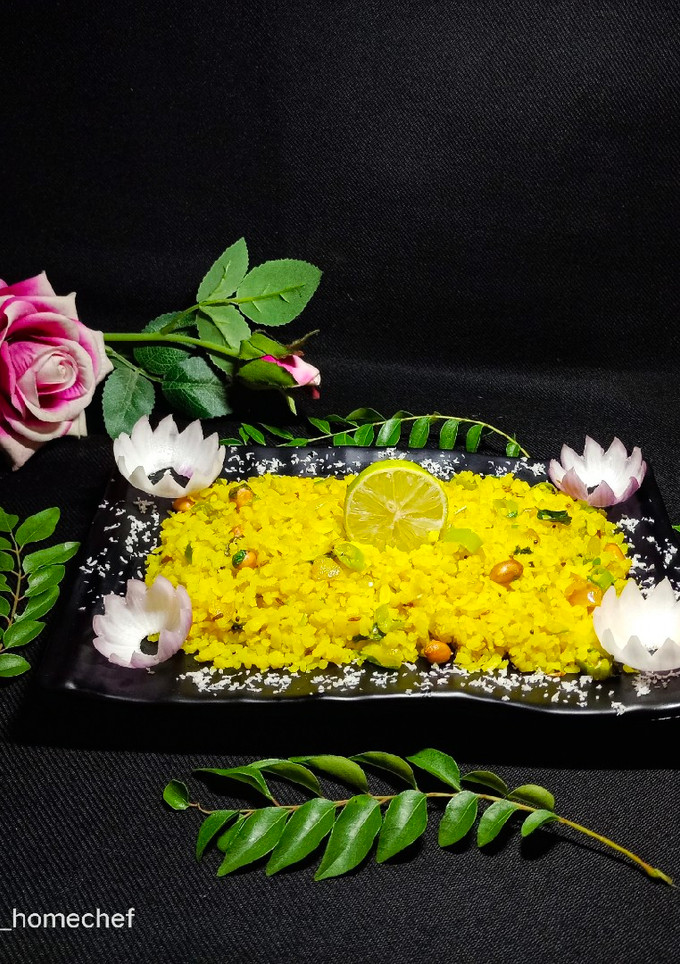 A picture of Kanda Poha.