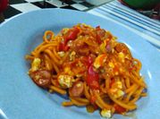 Gambar mie saos tomat