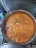 Salsa cremosa con pechuga de pollo
