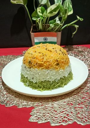 A picture of Tricolour Pulao.