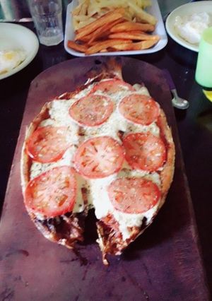 Una foto de Boga a la pizza