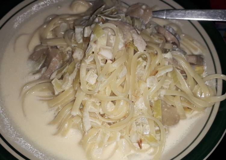 Bagaimana Membuat Creamy Fettucine Anti Gagal
