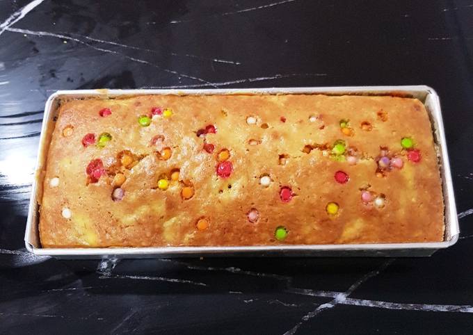 Resep Bolu pisang panggang moist 2 telur, Enak