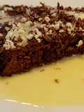 Brownie con nueces y chocolates