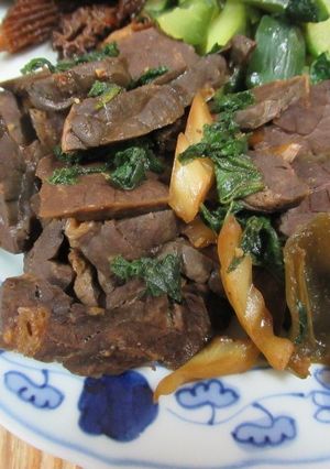 紫蘇煮牛肺 的食譜成品照片