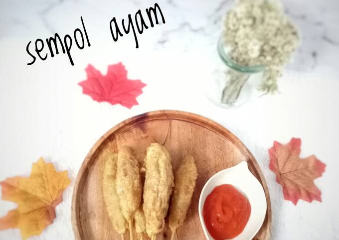 Cara bikin Sempol ayam Cara bikin Sempol ayam