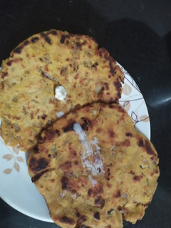 A picture of Dhapate- a maharashtrian Delicacy.