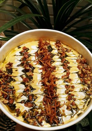 عکسی از دستور حلیم بادمجون