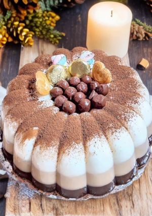 Foto resep Puding Tiramisu Keju