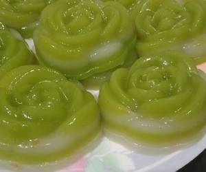 Resep Unik Kue lapis beras pandan Gurih Mantul Resep Unik Kue lapis beras pandan Gurih Mantul