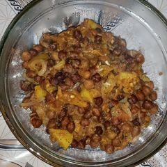 A picture of Chana chaat.
