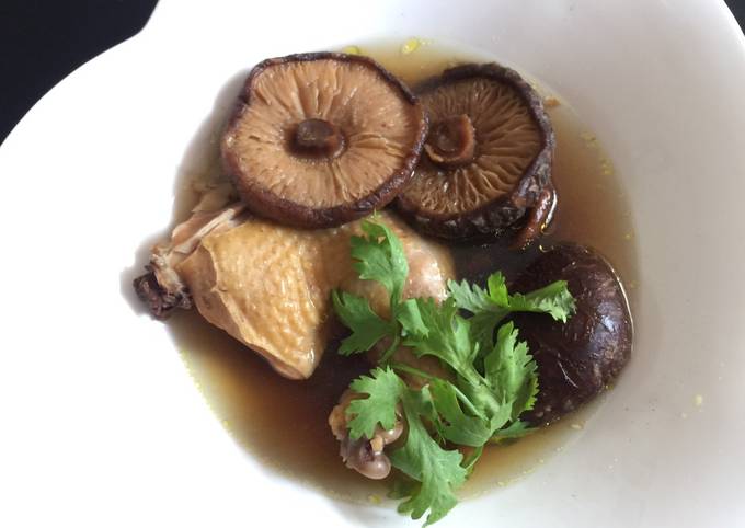 Recipe of Any-night-of-the-week Chicken With Shiitake Mushrooms Soup